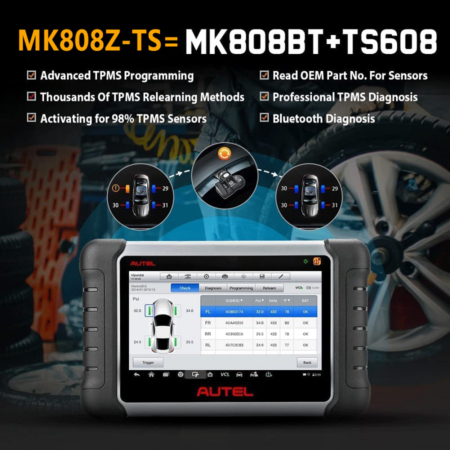 Autel MaxiCOM MK808S-TS 