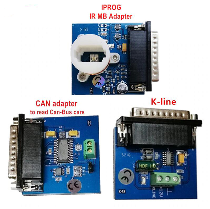 Adds Kline adapter, CAN adapter and IR MB adapter