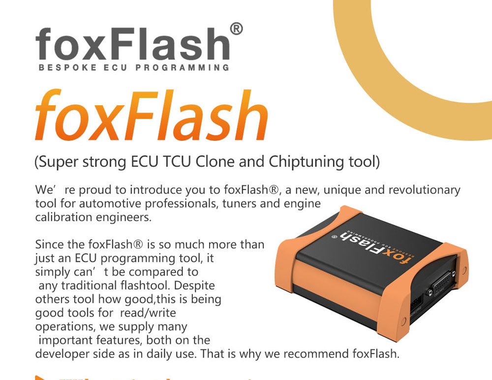 foxflash ecu tcu tool