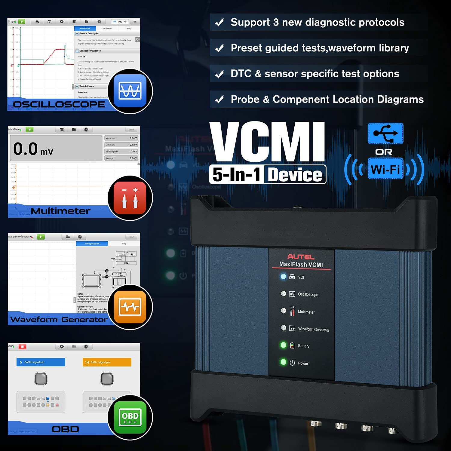 Autel Maxisys Ultra Advanced 5-IN-1 VCMI