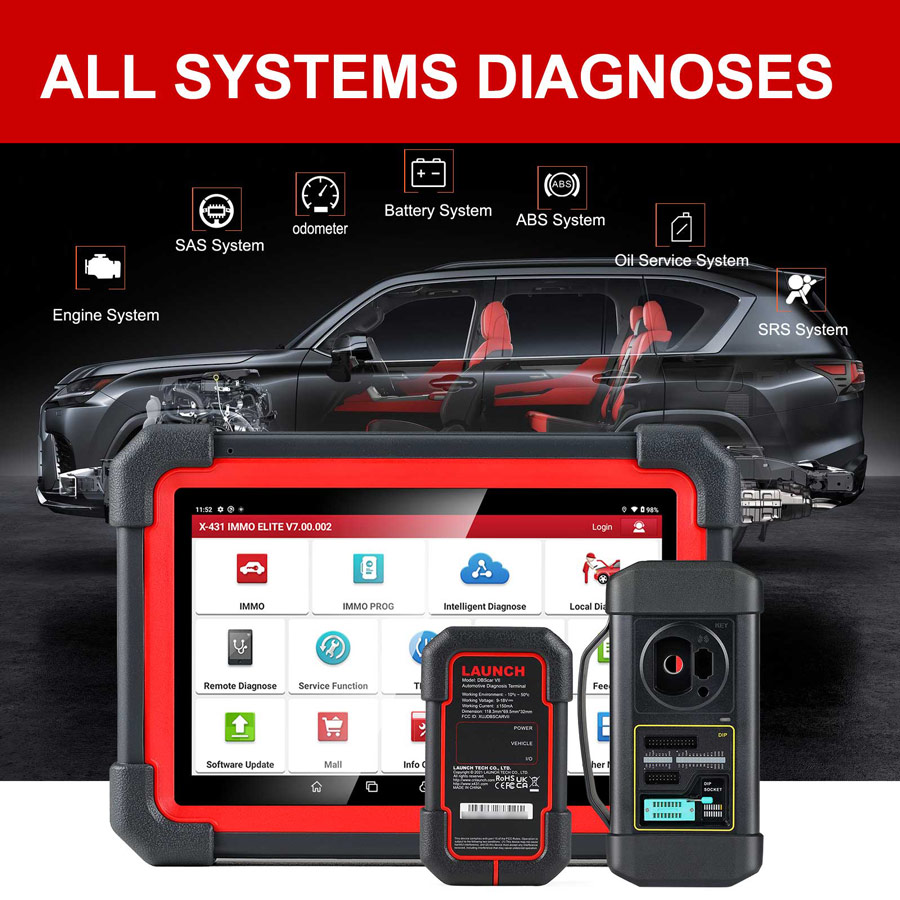 LAUNCH X431 IMMO ELITE OE- Level Full System Diagnosis