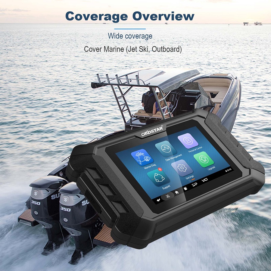 OBDSTAR iScan SUZUKI Marine Diagnostic Tablet coverage