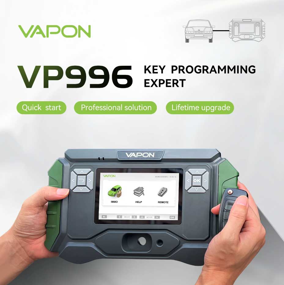VAPON VP996 Key programming