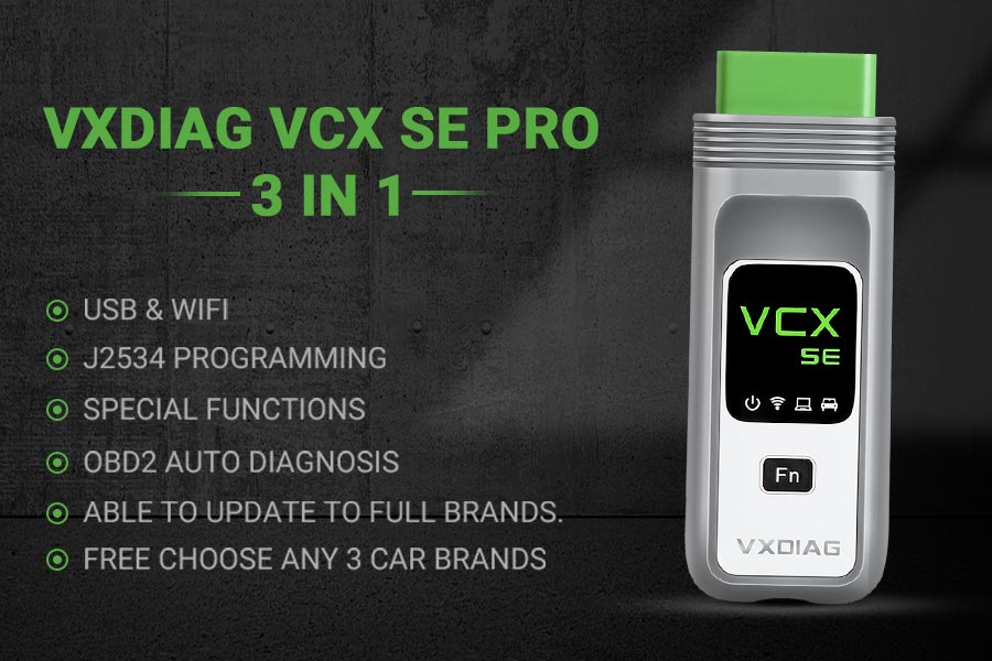 VXDIAG VCX SE Pro OBD2 Diagnostic Tool 2