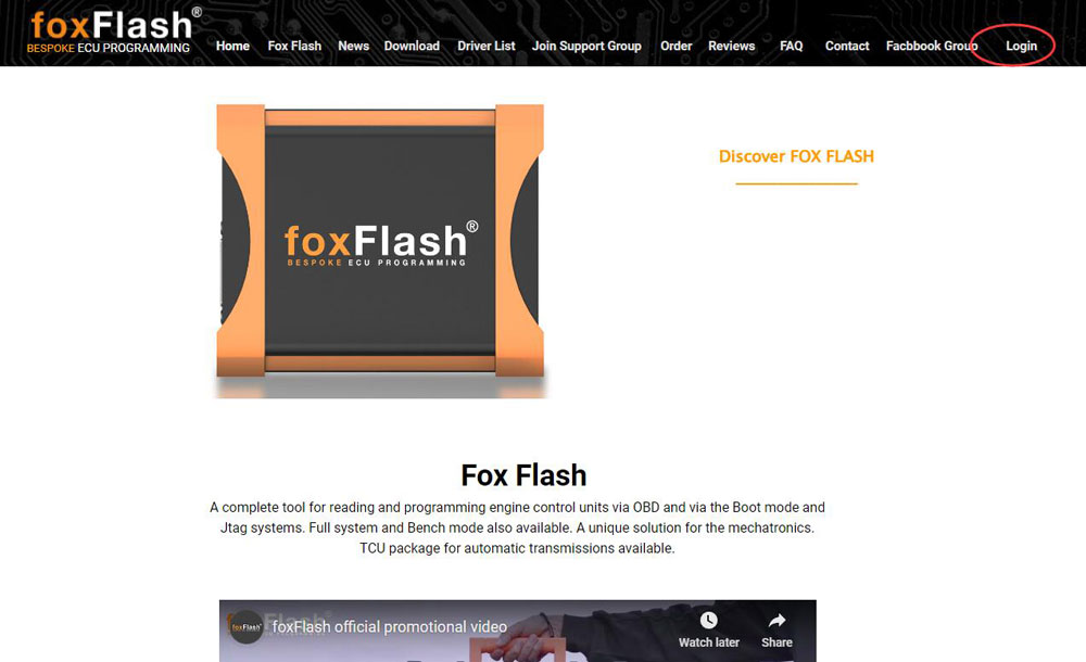 Foxflash Master and Slave Manager Tool 1