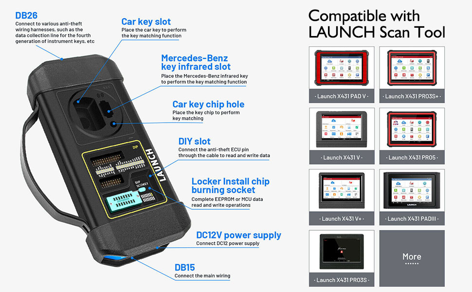 Compatible With Multiple X-431 Series Diagnostic Tablet