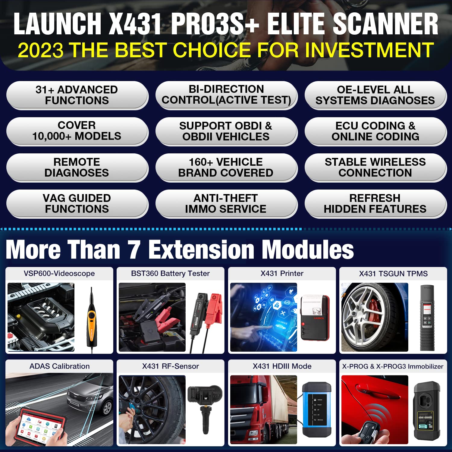 2023 Launch X431 Pro Mini Bidirectional Scan Tool India