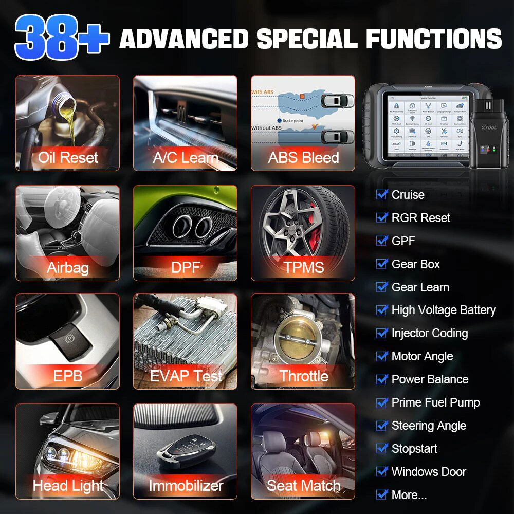 xtool d8w special functions